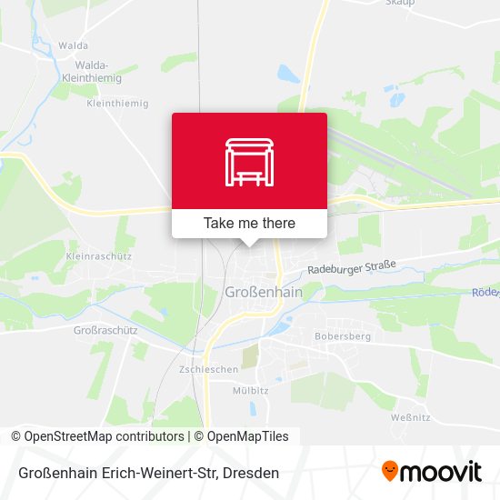 Карта Großenhain Erich-Weinert-Str