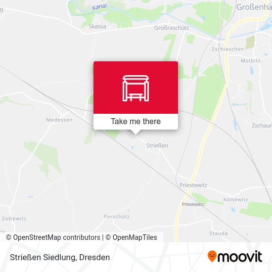 Карта Strießen Siedlung