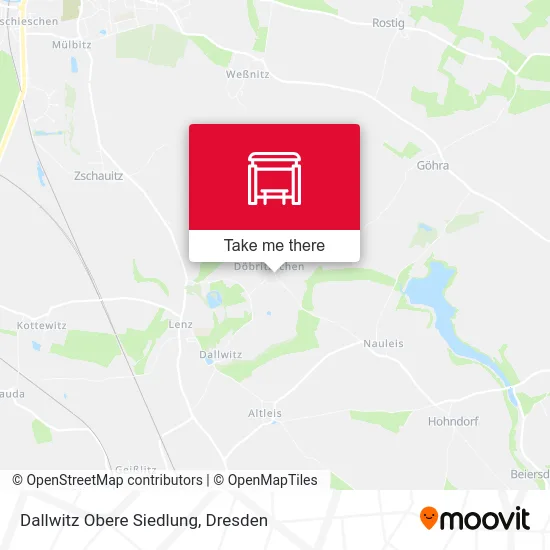 Карта Dallwitz Obere Siedlung