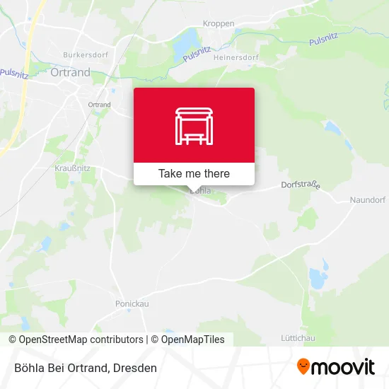 Карта Böhla Bei Ortrand