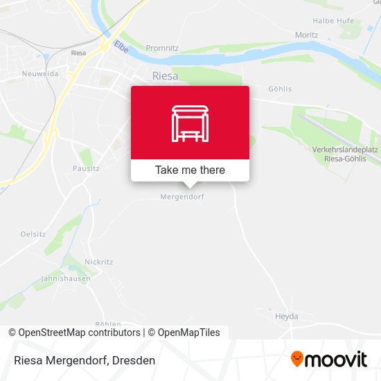 Карта Riesa Mergendorf