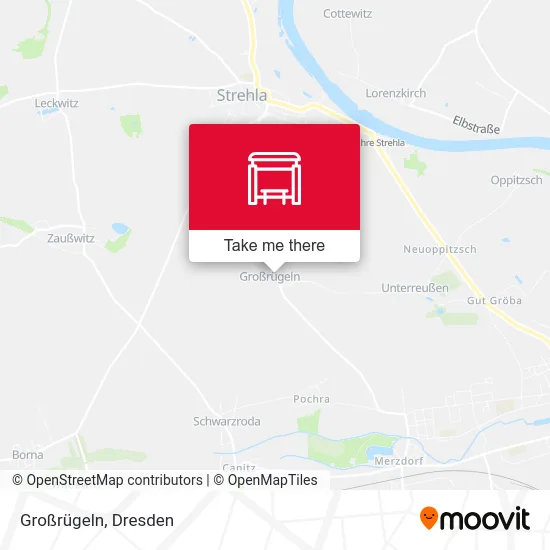 Карта Großrügeln