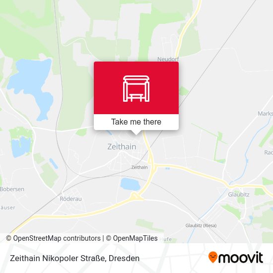 Карта Zeithain Nikopoler Straße