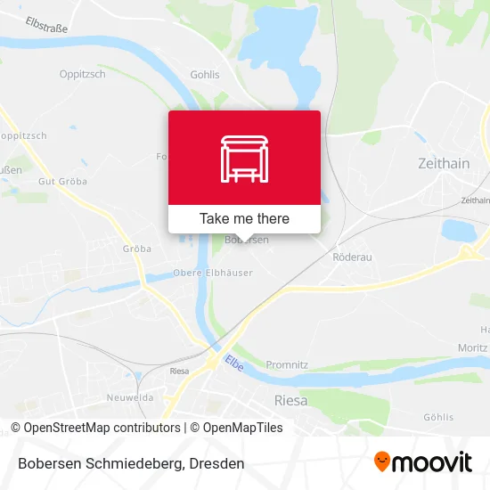 Карта Bobersen Schmiedeberg
