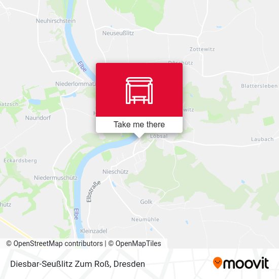 Карта Diesbar-Seußlitz Zum Roß
