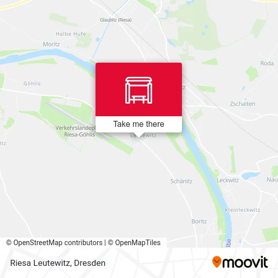 Карта Riesa Leutewitz