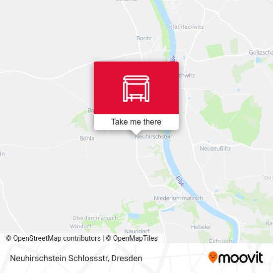 Карта Neuhirschstein Schlossstr