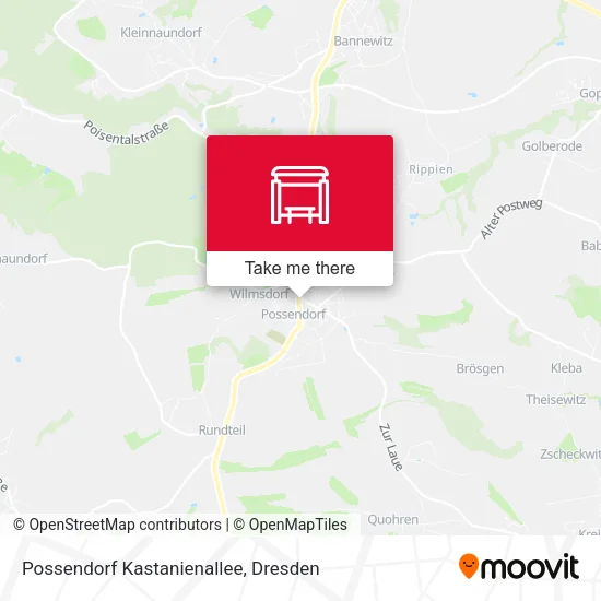Карта Possendorf Kastanienallee