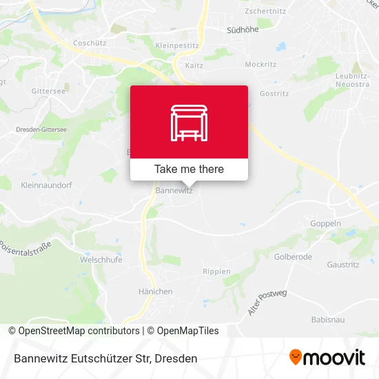 Карта Bannewitz Eutschützer Str