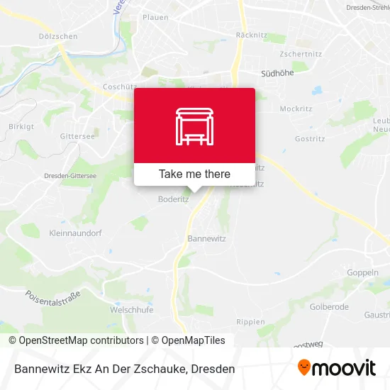 Карта Bannewitz Ekz An Der Zschauke