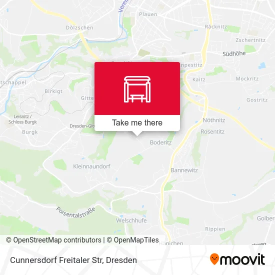 Карта Cunnersdorf Freitaler Str