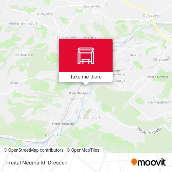 Карта Freital Neumarkt