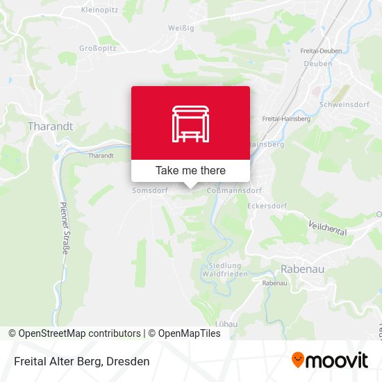 Карта Freital Alter Berg