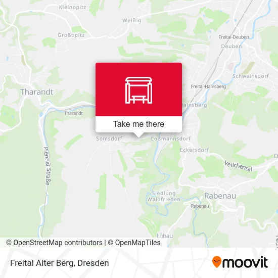 Карта Freital Alter Berg