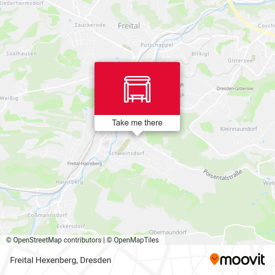Карта Freital Hexenberg