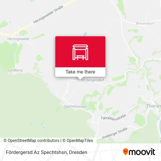 Карта Fördergersd Az Spechtshsn