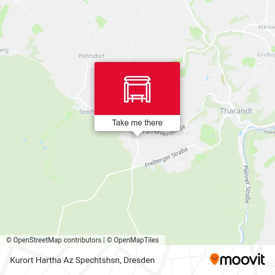 Карта Kurort Hartha Az Spechtshsn