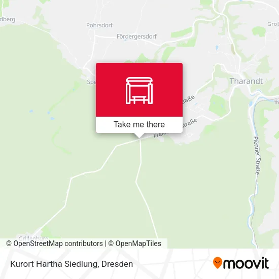 Карта Kurort Hartha Siedlung