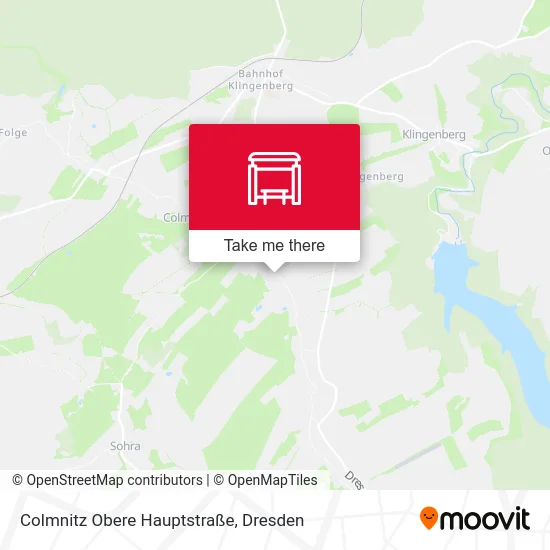 Карта Colmnitz Obere Hauptstraße