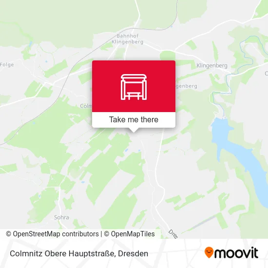 Карта Colmnitz Obere Hauptstraße