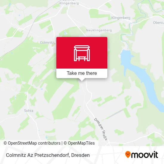 Карта Colmnitz Az Pretzschendorf