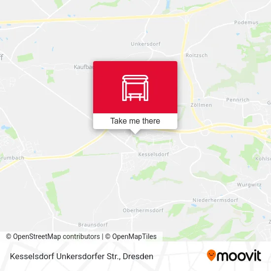 Карта Kesselsdorf Unkersdorfer Str.