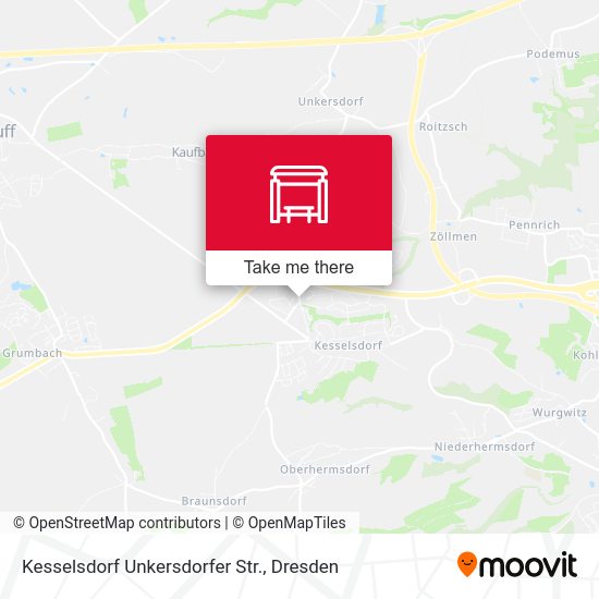 Карта Kesselsdorf Unkersdorfer Str.