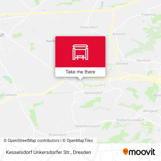 Карта Kesselsdorf Unkersdorfer Str.
