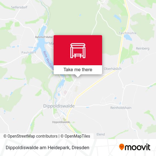 Карта Dippoldiswalde am Heidepark