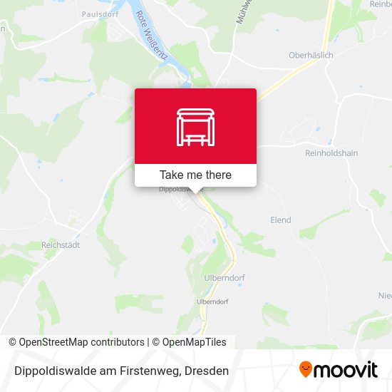 Карта Dippoldiswalde am Firstenweg