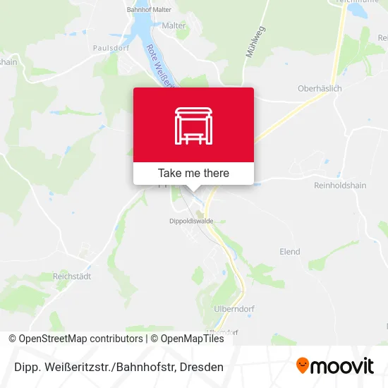 Карта Dipp. Weißeritzstr./Bahnhofstr