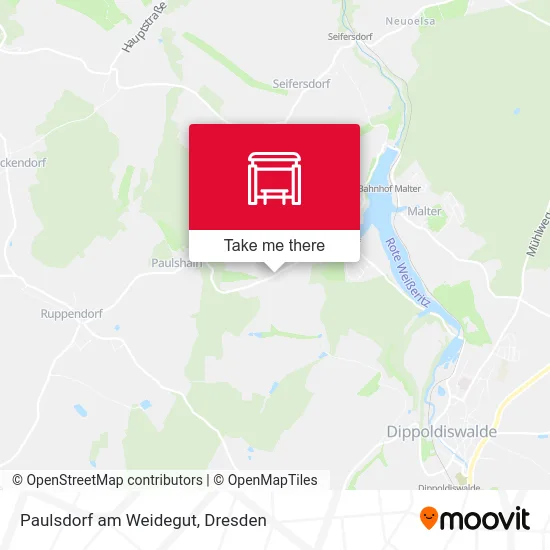 Карта Paulsdorf am Weidegut