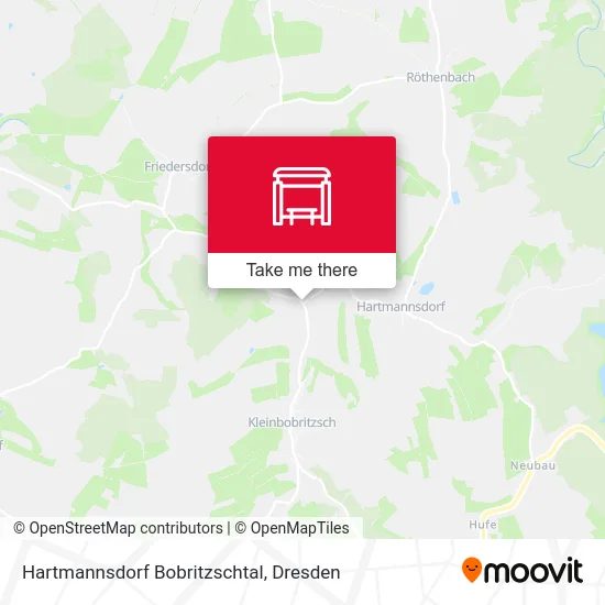 Карта Hartmannsdorf Bobritzschtal