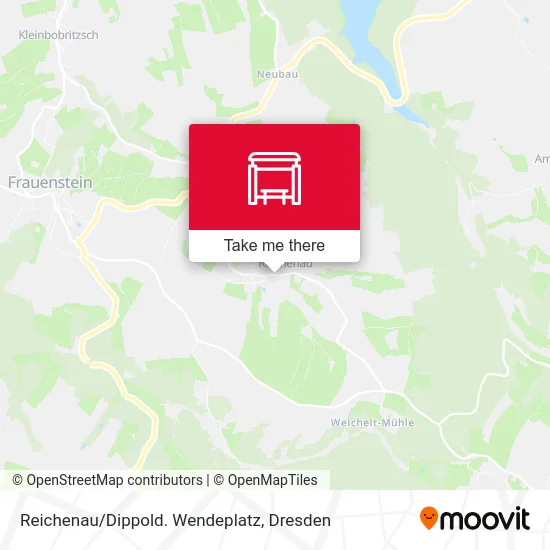 Карта Reichenau/Dippold. Wendeplatz