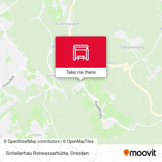 Карта Schellerhau Rotwasserhütte