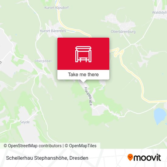 Карта Schellerhau Stephanshöhe