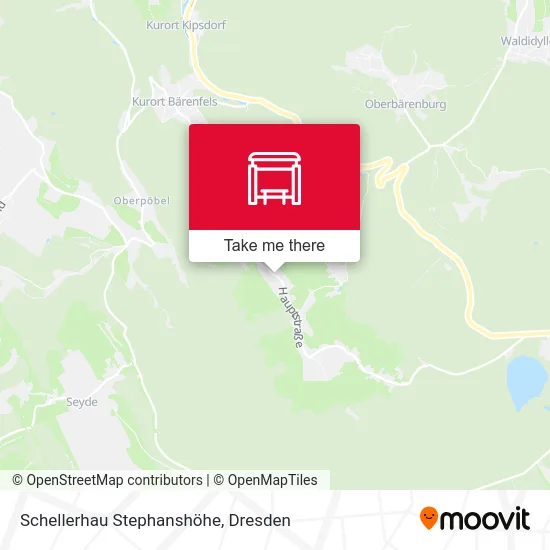 Карта Schellerhau Stephanshöhe