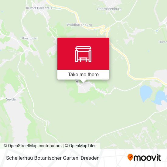 Карта Schellerhau Botanischer Garten