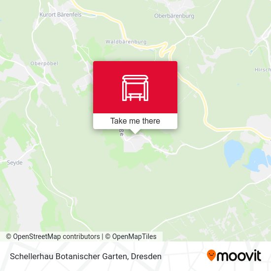 Карта Schellerhau Botanischer Garten