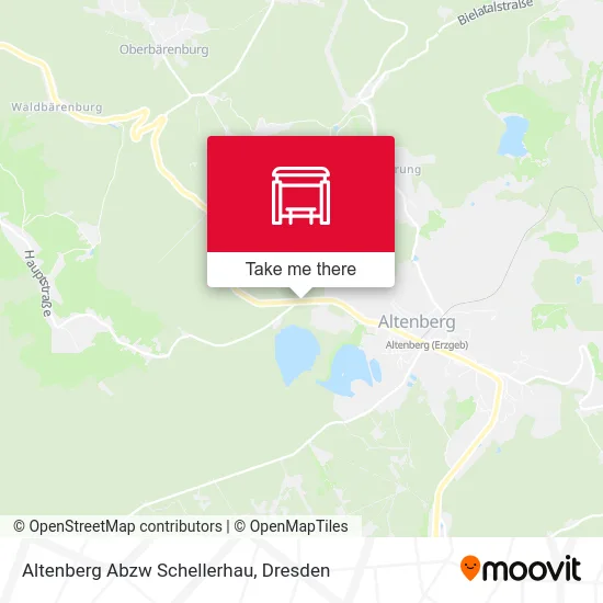 Карта Altenberg Abzw Schellerhau