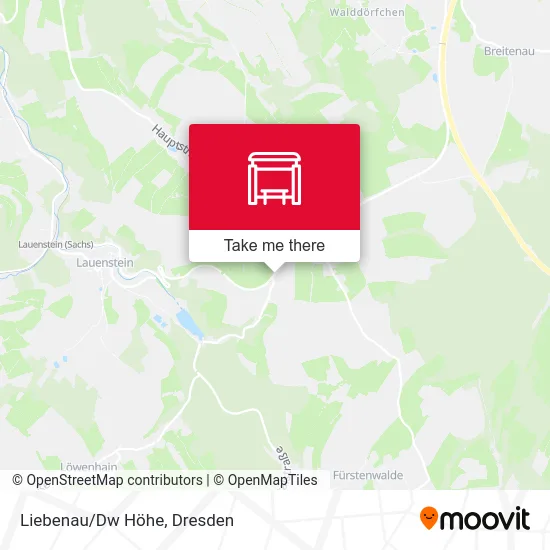 Карта Liebenau/Dw Höhe