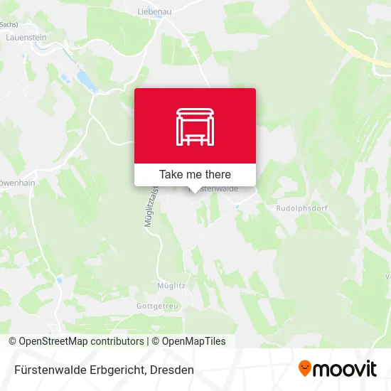 Карта Fürstenwalde Erbgericht