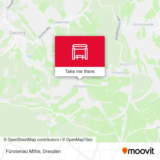 Карта Fürstenau Mitte