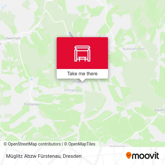 Карта Müglitz Abzw Fürstenau