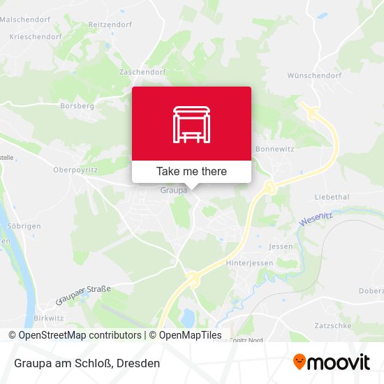 Карта Graupa am Schloß