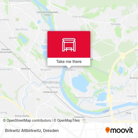 Карта Birkwitz Altbirkwitz