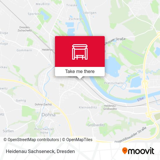 Карта Heidenau Sachseneck