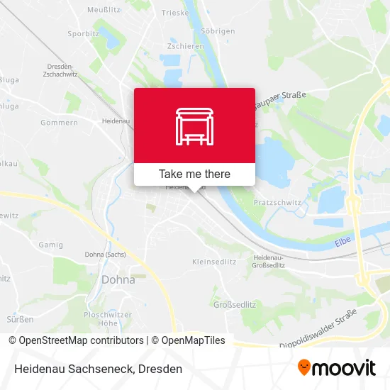 Карта Heidenau Sachseneck
