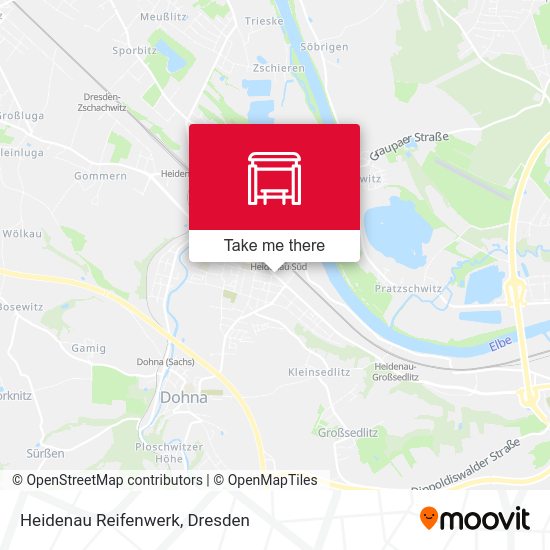 Карта Heidenau Reifenwerk