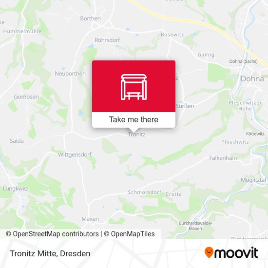 Карта Tronitz Mitte